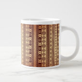 Grande Tasse Texture ethnique Brown (Droite)