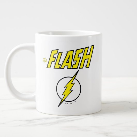 Grande Tasse The Flash Name & Lightning Bolt Logo (Gauche)