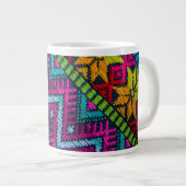 Grande Tasse Threads tissés ethniques (Devant droit)