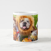 Grande Tasse Three Bulldogs in Costumes (Devant)