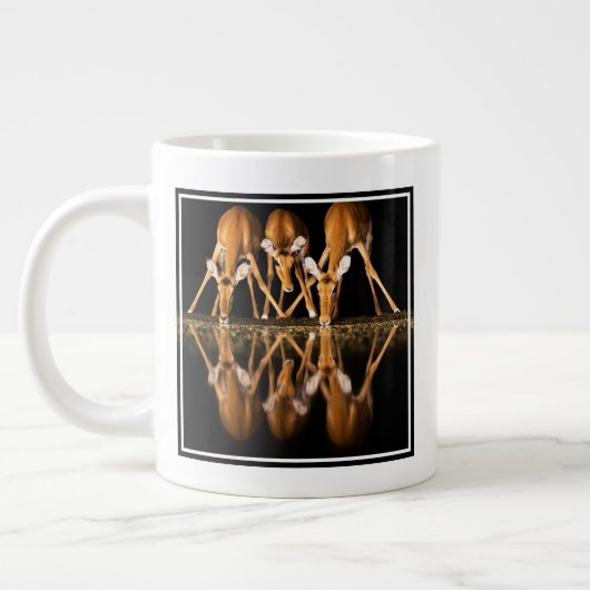 Grande Tasse Three Impala Drink Together at Night (Gauche)