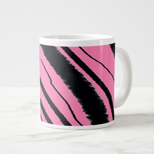 Grande Tasse Tiger en rose (Devant droit)