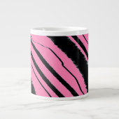 Grande Tasse Tiger en rose (Devant)
