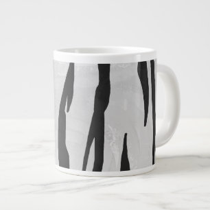 Grande Tasse Tiger noir et blanc