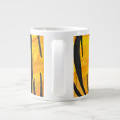 Grande Tasse Tiger noir et orange (Dos)