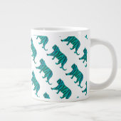 Grande Tasse Tiger noir et Turquoise (Droite)