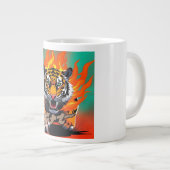 Grande Tasse tigre animé (Devant droit)