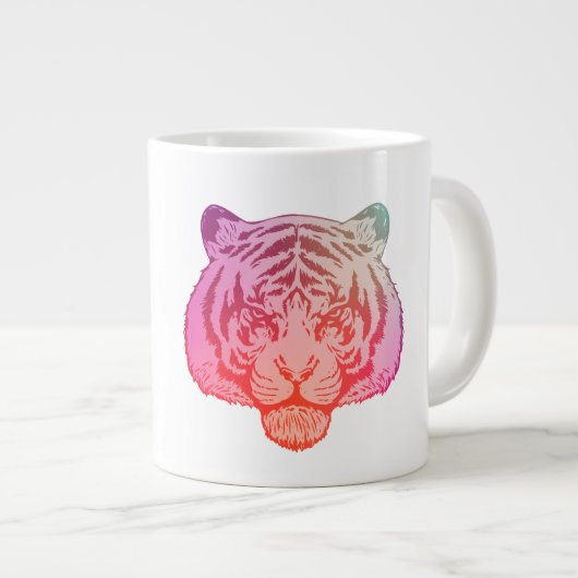Grande Tasse Tigre Néon (Devant droit)