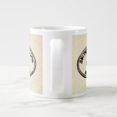 Grande Tasse Timbre de bibliothèque Établissement Smithsonian 1 (Dos)