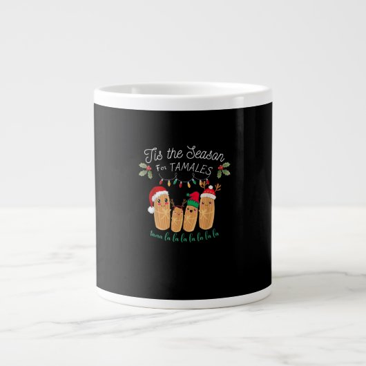 Grande Tasse Tis Season For Tamales Mexican Christmas Modern (Devant)
