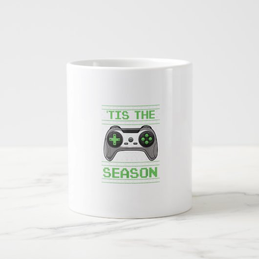 Grande Tasse Tis The Season Video Games Christmas Xmas Gamer (Devant)
