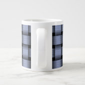 Grande Tasse Tissage de panier bleu ciel (Dos)