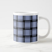 Grande Tasse Tissage de panier bleu ciel (Droite)