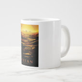 Grande Tasse Titan la plus grande lune de la planète Saturne (Devant droit)