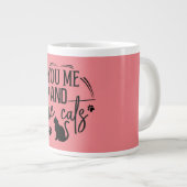 Grande Tasse toi et moi, chats (Devant droit)