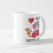 Grande Tasse Tom & Jerry Inflate Valentine Heart Ballons (Devant droit)