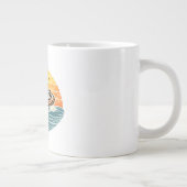 Grande Tasse Tom Retro Sunset Name Design (Droite)