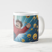 Grande Tasse Tomber dans une bulle (Devant droit)