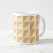 Grande Tasse Tone-on-tone squares. (Devant droit)