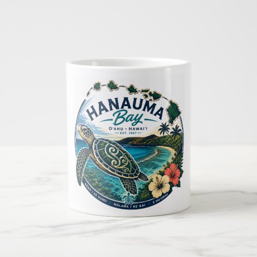 Grande Tasse Tortue d'Hawaii (Devant)