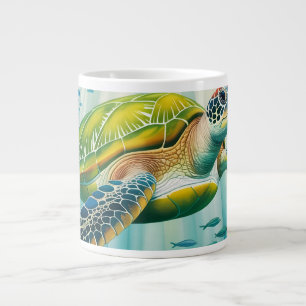 Grande Tasse Tortue peinte