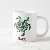 Grande Tasse Tortue verte de Petroglyph (Droite)