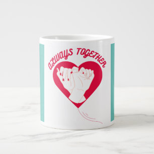 Grande Tasse Toujours ensemble amour