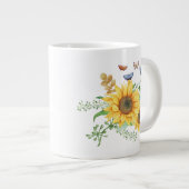 Grande Tasse tournesol printemps (Devant droit)