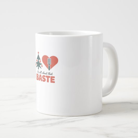Grande Tasse Tout Sur Ce Baste Noël Classique (Devant droit)