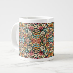 Grande Tasse Tout sur le design floral
