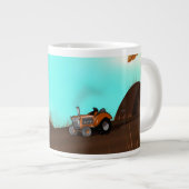 Grande Tasse Tracteur agricole vintage (Devant droit)