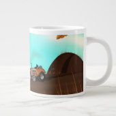 Grande Tasse Tracteur agricole vintage (Droite)