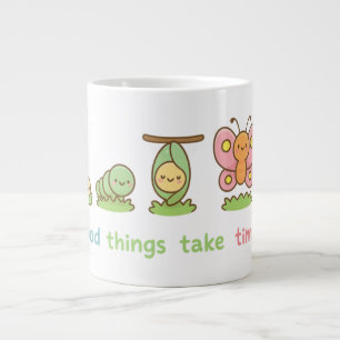 Grande Tasse 🌸 Transformation des papillons Kawaii - Bonnes ch