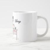 Grande Tasse Travail mignon à domicile Travailleur à distance C (Droite)