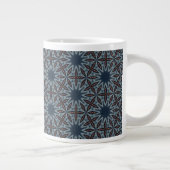 Grande Tasse Treillis Éclaté de Minuit (Droite)