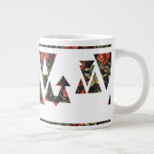 Grande Tasse Triangles et flèches florales (Droite)
