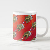 Grande Tasse Tricératops Noël En Rouge (Droite)