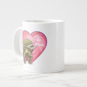 Grande Tasse Tricératops Red Rose Heart