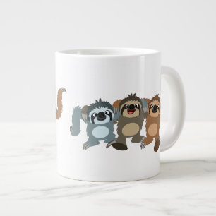 Grande Tasse Trois Jolies fentes de dessin animé