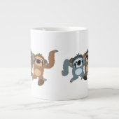 Grande Tasse Trois Jolies fentes de dessin animé (Devant)