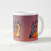 Grande Tasse Trois Sages Minimalistes (Devant droit)