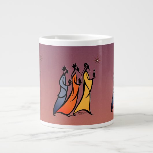 Grande Tasse Trois Sages Minimalistes (Devant)