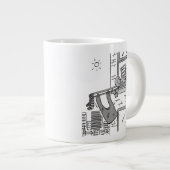 Grande Tasse Tromboniste s'attaque à sa peau (Devant droit)