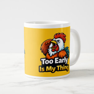 Grande Tasse Trop tôt est mon truc, citation de torréfacteur