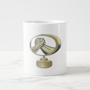 Grande Tasse Trophée de bras de fer
