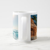 Grande Tasse Tropical Golden Shell Beach Chic (Dos)