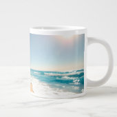 Grande Tasse Tropical Golden Shell Beach Chic (Droite)