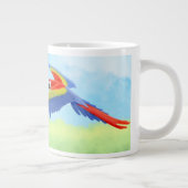 Grande Tasse Tropical Scarlet Macaw Parrot (Droite)