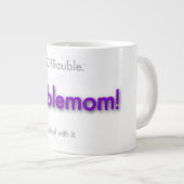 Grande Tasse troublemom! - violet (Devant droit)
