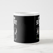 Grande Tasse Trucs de chien têtu Sibérie Husky Chien Maman Truc (Devant)